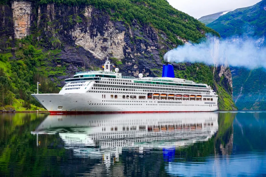 Cruise Liner Norway Fjord